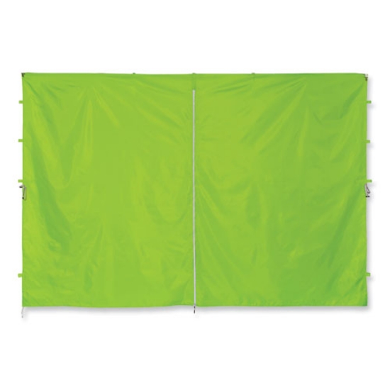 Picture of Shax 6096 Pop-Up Tent Sidewall with Zipper, Single Skin, 10 ft x 10 ft, Polyester, Lime, Ships in 1-3 Business Days