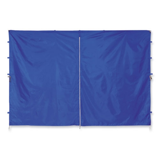 Picture of Shax 6096 Pop-Up Tent Sidewall with Zipper, Single Skin, 10 ft x 10 ft, Polyester, Blue, Ships in 1-3 Business Days