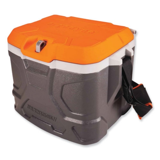Picture of Chill-Its 5170 17-Quart Industrial Hard Sided Cooler, Orange/Gray, Ships in 1-3 Business Days