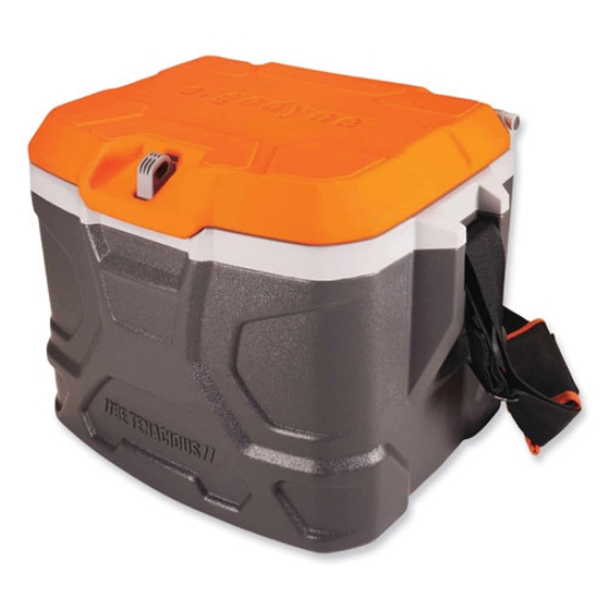 Picture of Chill-Its 5170 17-Quart Industrial Hard Sided Cooler, Orange/Gray, 30/Pallet, Ships in 1-3 Business Days