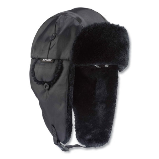 Picture of N-Ferno 6802 Classic Trapper Hat, Small/Medium, Black, Ships in 1-3 Business Days