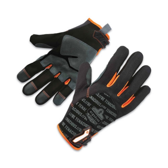 Picture of ProFlex 810 Reinforced Utility Gloves, Black, Small, Pair, Ships in 1-3 Business Days