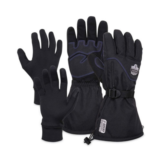 Picture of ProFlex 825WP Thermal Waterproof Winter Work Gloves, Black, X-Large, Pair, Ships in 1-3 Business Days