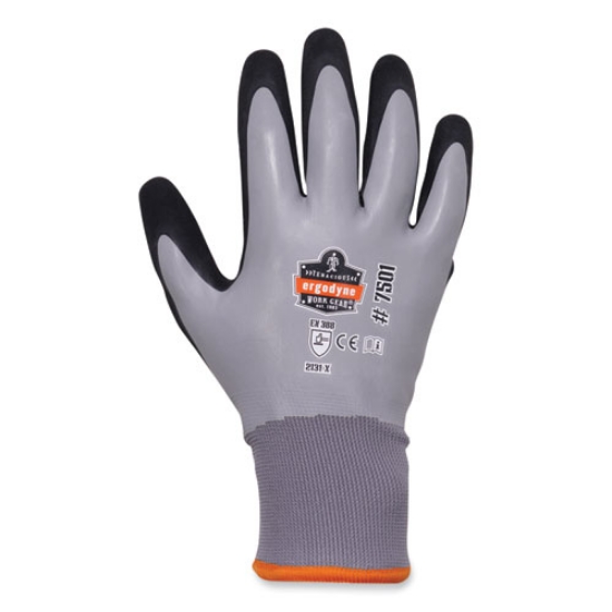 Picture of ProFlex 7501 Coated Waterproof Winter Gloves, Gray, 2X-Large, Pair, Ships in 1-3 Business Days