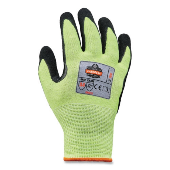 Picture of ProFlex 7041 ANSI A4 Nitrile-Coated CR Gloves, Lime, 2X-Large, Pair, Ships in 1-3 Business Days