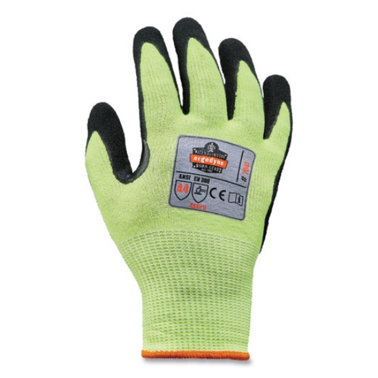 Picture of ProFlex 7041-CASE ANSI A4 Nitrile Coated CR Gloves, Lime, Small, 144 Pairs/Carton, Ships in 1-3 Business Days