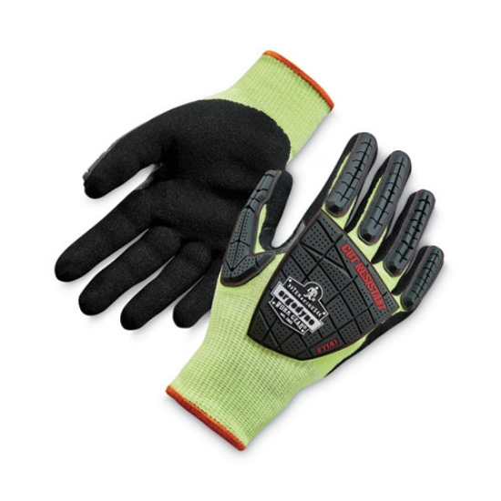 Picture of ProFlex 7141 ANSI A4 DIR Nitrile-Coated CR Gloves, Lime, X-Large, 72 Pairs/Pack, Ships in 1-3 Business Days