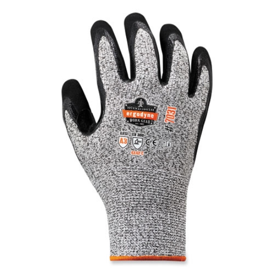 Picture of ProFlex 7031-CASE ANSI A3 Nitrile-Coated CR Gloves, Gray, X-Large, 144 Pairs/Carton, Ships in 1-3 Business Days