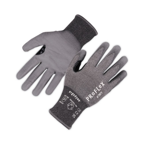 Picture of ProFlex 7071 ANSI A7 PU Coated CR Gloves, Gray, Small, Pair, Ships in 1-3 Business Days