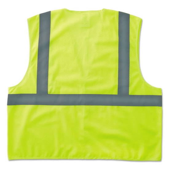 Picture of GloWear 8205HL Type R Class 2 Super Econo Mesh Safety Vest, 4X-Large to 5X-Large, Lime