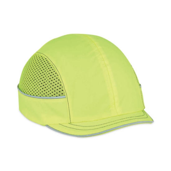 Picture of Skullerz 8950 Bump Cap Hat, Micro Brim, Lime, Ships in 1-3 Business Days