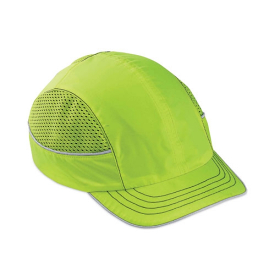 Picture of Skullerz 8950 Bump Cap Hat, Short Brim, Lime, Ships in 1-3 Business Days