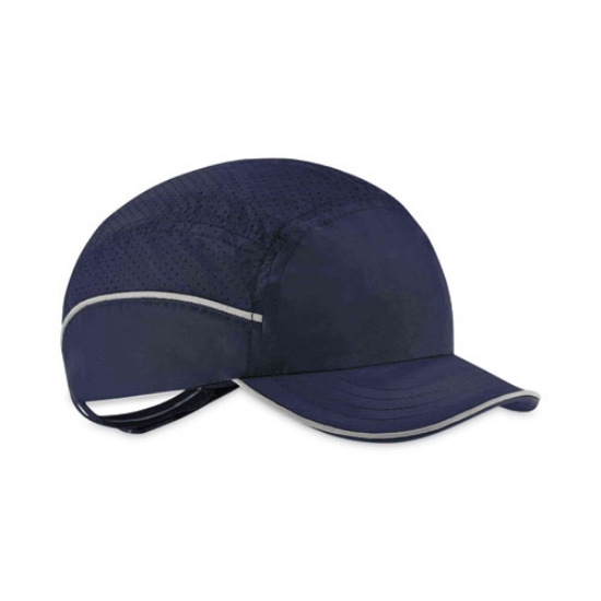 Picture of Skullerz 8955 Lightweight Bump Cap Hat, Short Brim, Navy, Ships in 1-3 Business Days
