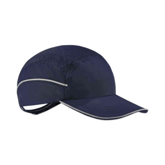 Picture of Skullerz 8955 Lightweight Bump Cap Hat, Long Brim, Navy, Ships in 1-3 Business Days
