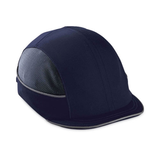 Picture of Skullerz 8950 Bump Cap Hat, Micro Brim, Navy, Ships in 1-3 Business Days