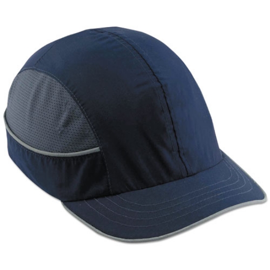Picture of Skullerz 8950 Bump Cap Hat, Short Brim, Navy, Ships in 1-3 Business Days