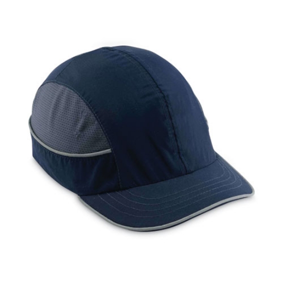 Picture of Skullerz 8950XL XL Bump Cap Hat, Short Brim, Navy, Ships in 1-3 Business Days