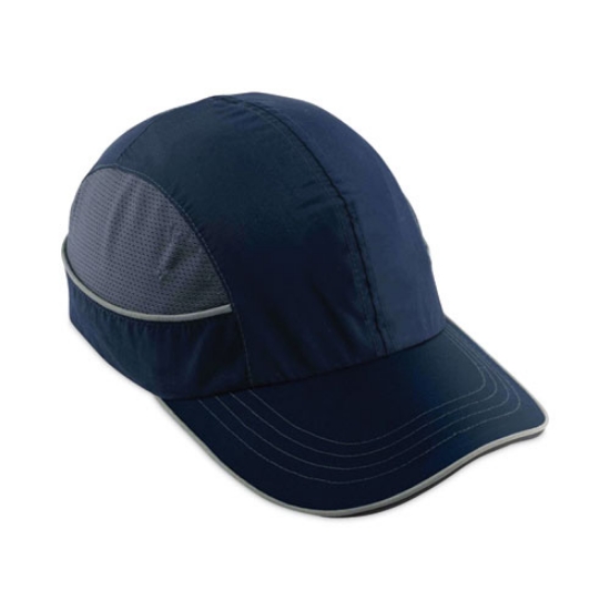 Picture of Skullerz 8950XL XL Bump Cap Hat, Long Brim, Navy, Ships in 1-3 Business Days