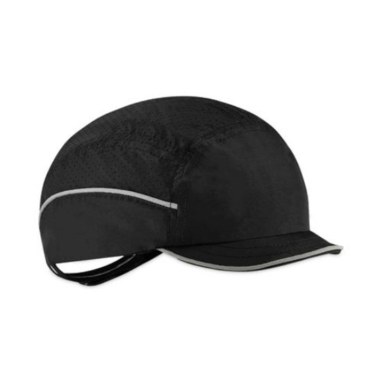 Picture of Skullerz 8955 Lightweight Bump Cap Hat, Micro Brom, Black, Ships in 1-3 Business Days