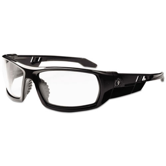 Picture of Skullerz Odin Safety Glasses, Black Frame/Clear Lens, Anti-Fog, Nylon/Polycarb, Ships in 1-3 Business Days