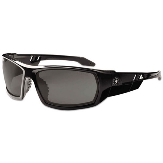 Picture of Skullerz Odin Safety Glasses, Black Frame/smoke Lens, Nylon/polycarb