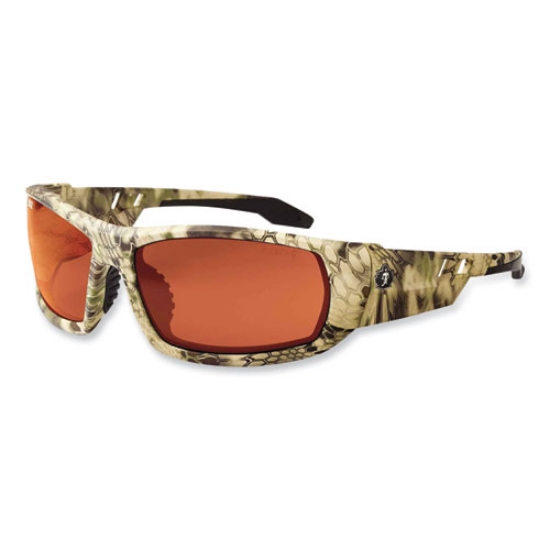 Picture of Skullerz Odin Safety Glasses, Kryptek Highlander Nylon Impact Frame, Polrizd Copper Polycarb Lens, Ships in 1-3 Business Days