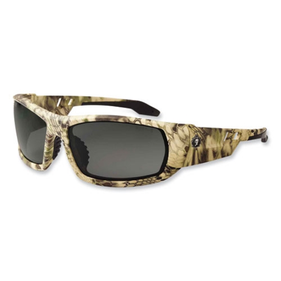 Picture of Skullerz Odin Safety Glasses, Kryptek Highlander Nylon Impact Frame, Smoke Polycarbonate Lens, Ships in 1-3 Business Days