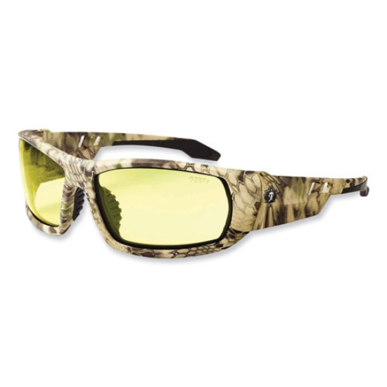 Picture of Skullerz Odin Safety Glasses, Kryptek Highlander Nylon Impact Frame, Yellow Polycarbonate Lens, Ships in 1-3 Business Days