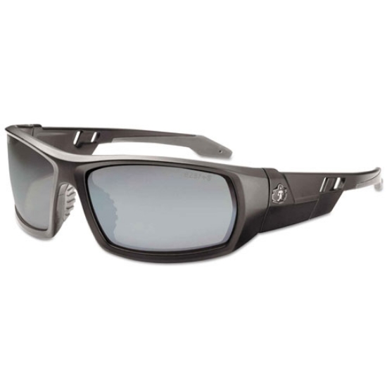 Picture of Skullerz Odin Safety Glasses, Matte Black Frame/Silver Lens, Nylon/Polycarb, Ships in 1-3 Business Days