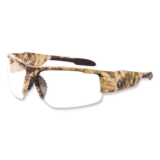 Picture of Skullerz Dagr Safety Glasses, Kryptek Highlander Nylon Impact Frame, Anti-Fog Clear, Ships in 1-3 Business Days