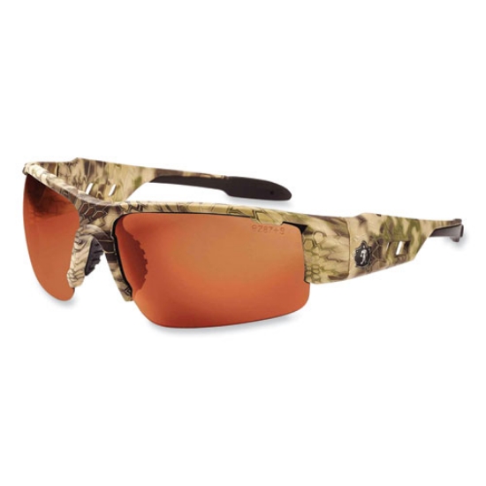 Picture of Skullerz Dagr Safety Glasses, Kryptek Highlander Nylon Impact Frame, Polrizd Copper Polycarb Lens, Ships in 1-3 Business Days