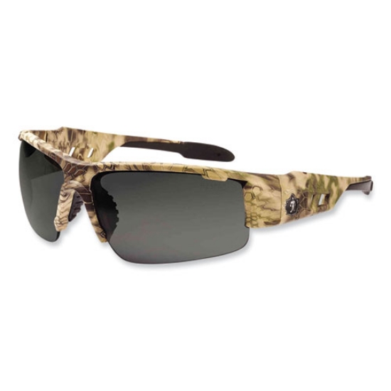 Picture of Skullerz Dagr Safety Glasses, Kryptek Highlander Nylon Impact Frame, Polarized Smoke Polycarb Lens,Ships in 1-3 Business Days
