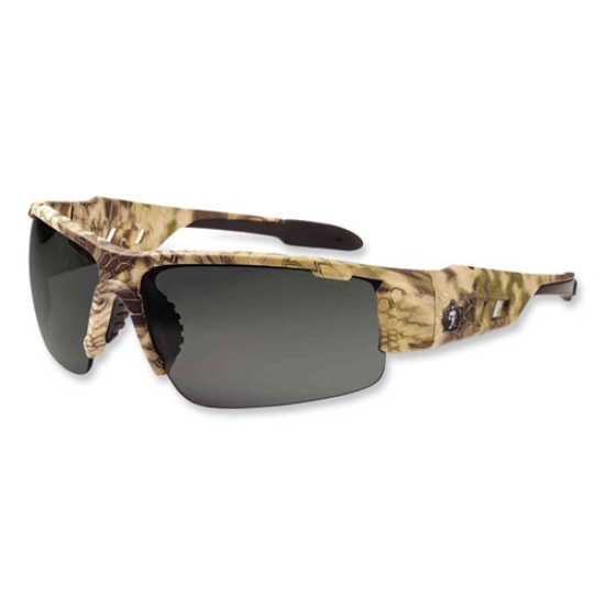 Picture of Skullerz Dagr Safety Glasses, Kryptek Highlander Nylon Impact Frame, Anti-Fog Smoke Polycarb Lens, Ships in 1-3 Business Days