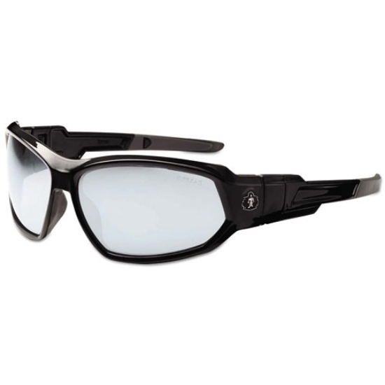 Picture of skullerz loki safety glasses/goggles, black frame/in/outdoor lens, nylon/polycarb
