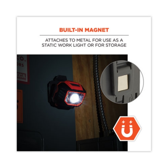 Picture of Skullerz 8981 Hard Hat LED Light, Orange, Ships in 1-3 Business Days