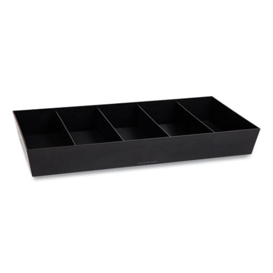 Picture of Anchor Collection 5-Compartment Snack Organizer, 12 x 24 x 3.25, Black