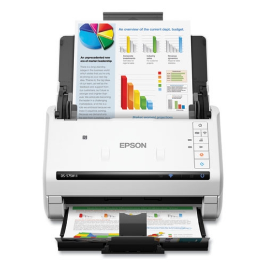 Picture of Ds-575w Ii Wireless Color Duplex Document Scanner, 600 Dpi Optical Resolution, 50-Sheet Duplex Auto Document Feeder