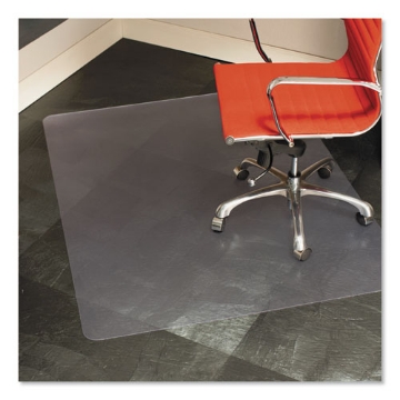 Picture of everlife chair mat for hard floors, heavy use, rectangular, 46 x 60, clear