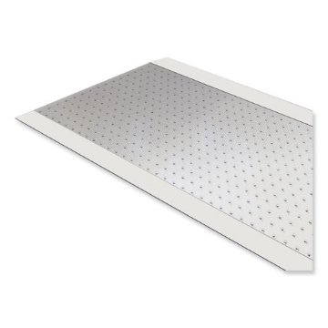 Picture of Ribbed Vinyl Carpet Runner, 27 x 240, Clear, Ships in 4-6 Business Days