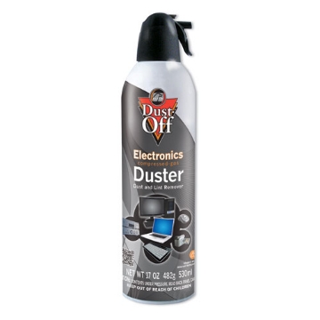 Picture of Disposable Compressed Air Duster, 17 Oz Can, 2/pack