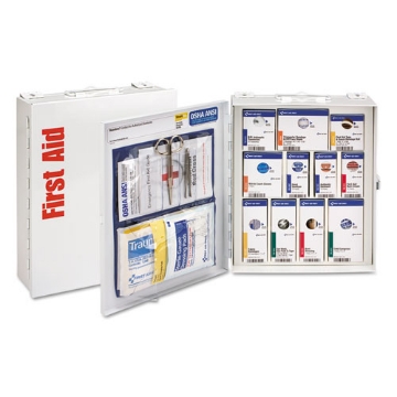 Picture of Ansi 2015 Smartcompliance General Business First Aid Station Class A, No Meds, 25 People, 94 Pieces, Metal Case