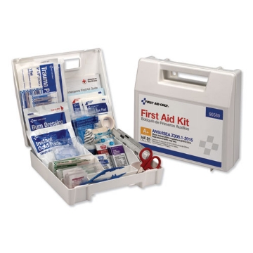 Picture of Ansi 2015 Compliant Class A+ Type I And Ii First Aid Kit For 25 People, 141 Pieces, Plastic Case