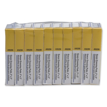 Picture of Refill Gauze Pads For Ansi-Compliant First Aid Kits/cabinets, Sterile, 3 X 3, 40/pack