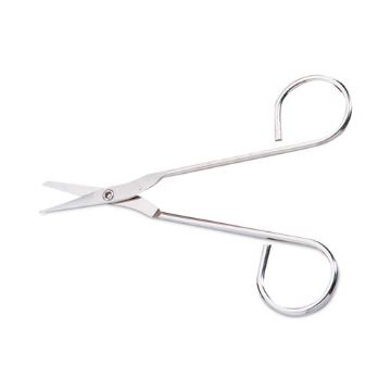 Picture of Scissors, Pointed Tip, 4.5" Long, Nickel Straight Handle