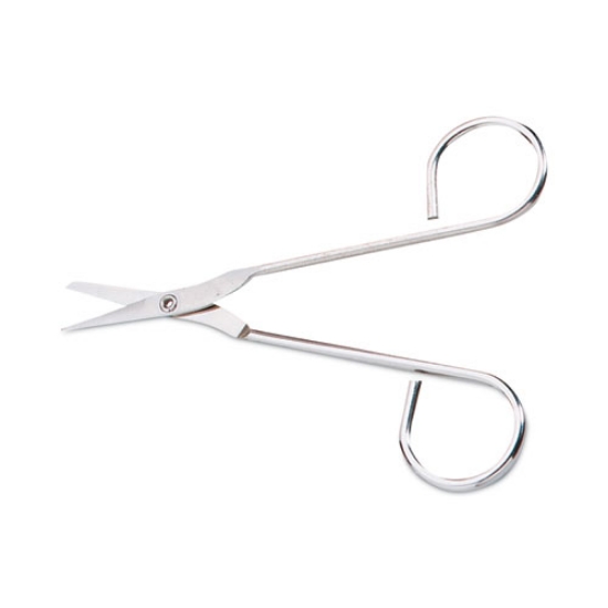 Picture of Scissors, Pointed Tip, 4.5" Long, Nickel Straight Handle