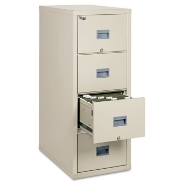 Picture of Patriot By Fireking Insulated Fire File, 1-Hour Fire Protection, 4 Letter-Size File Drawers, Parchment, 17.75 X 31.63 X 52.75