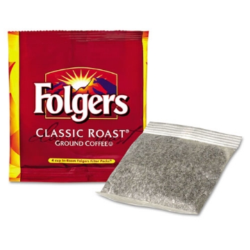 Picture of Coffee Filter Packs, Regular, In-Room Lodging, .6oz, 200/carton