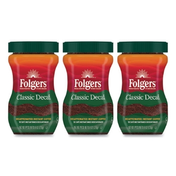 Picture of Instant Coffee Crystals, Classic Decaf, 8 oz