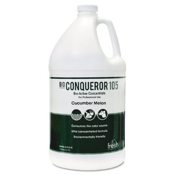 Picture of Bio Conqueror 105 Enzymatic Odor Counteractant Concentrate, Cucumber Melon, 1 Gal Bottle, 4/carton