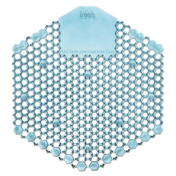 Picture of Wave 3d Urinal Deodorizer Screen, Ocean Mist Scent, Blue, 10/box, 6 Boxes/carton